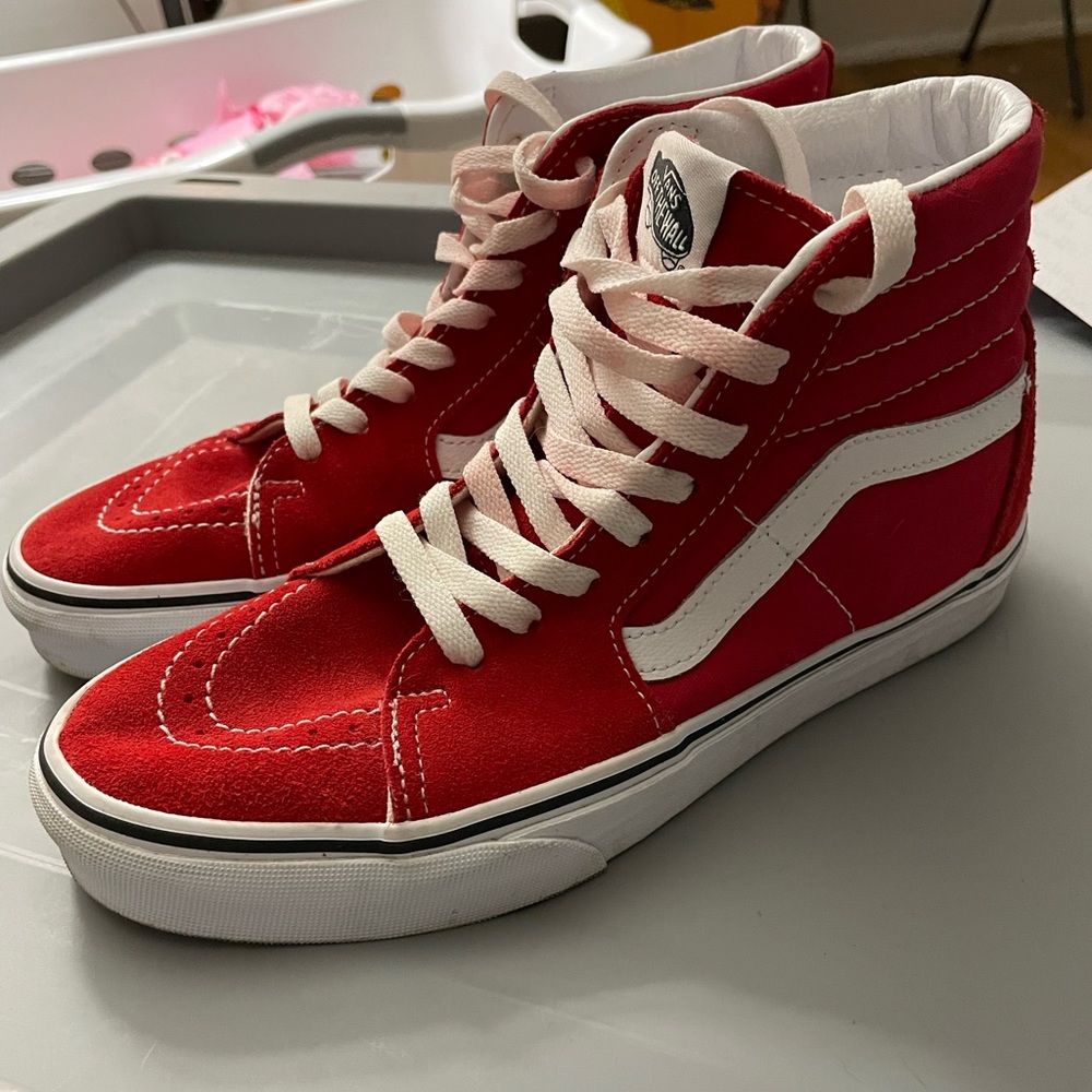 red high top vans